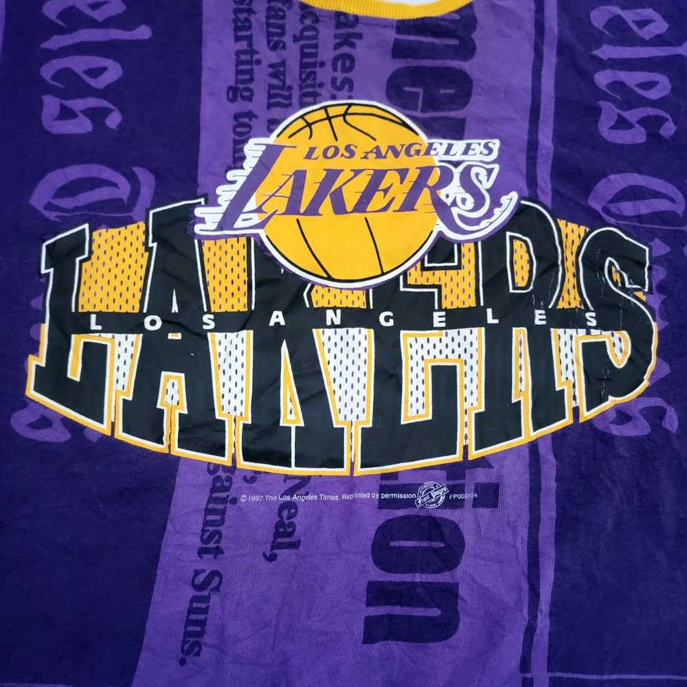 Vintage Vintage RARE 1997 Los Angeles Lakers Fron… - image 3
