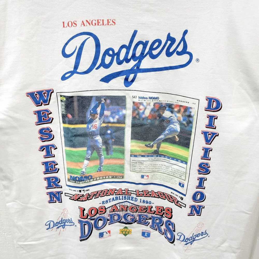 Vintage Vintage 1990s Los Angeles Dodgers Upper D… - image 3
