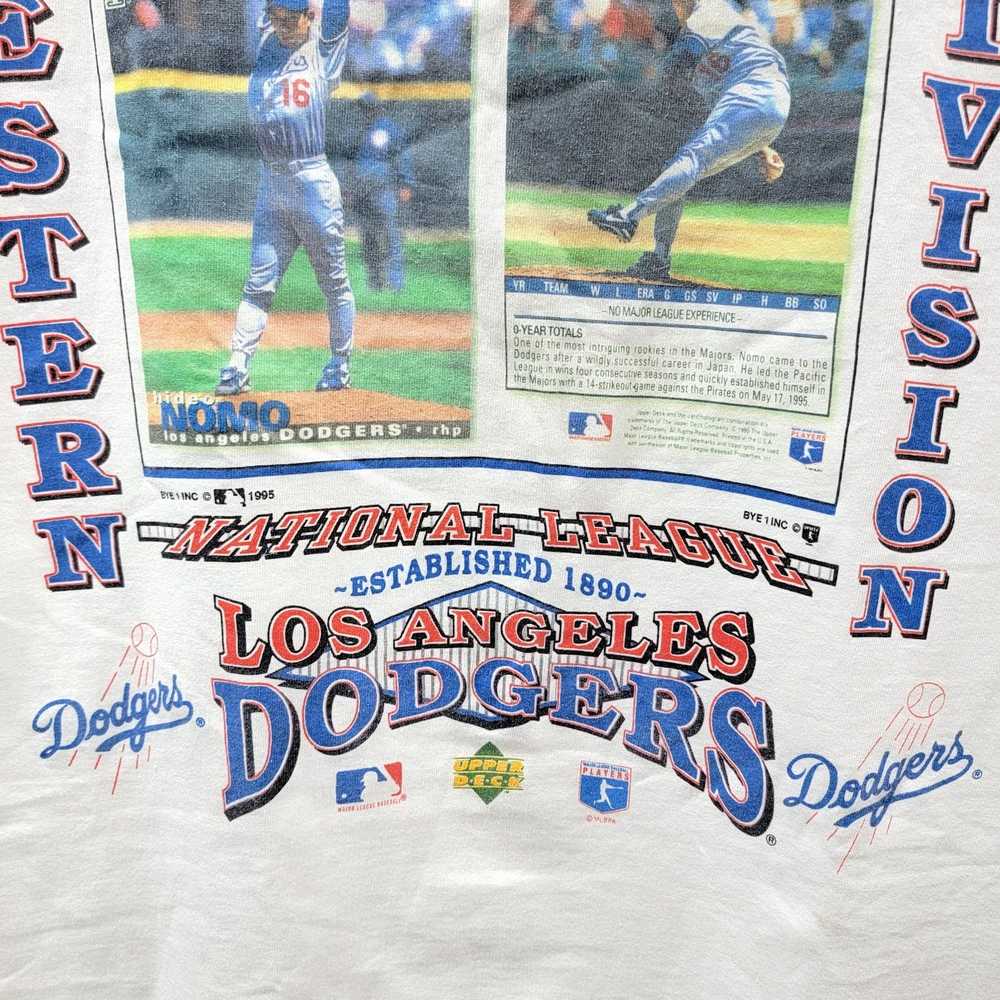 Vintage Vintage 1990s Los Angeles Dodgers Upper D… - image 4