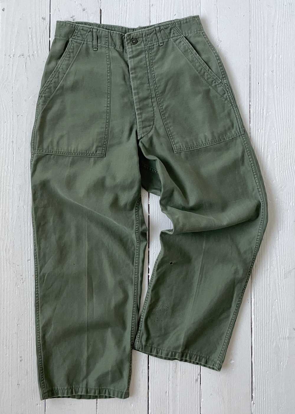 1960s OG 107 Army Fatigue Pants - Gem