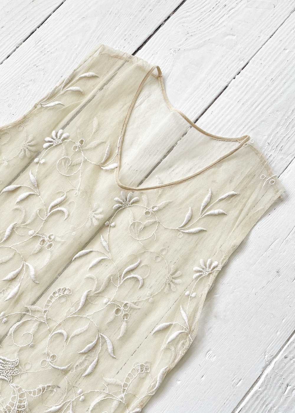 Antique 1920s Lace Top - image 2