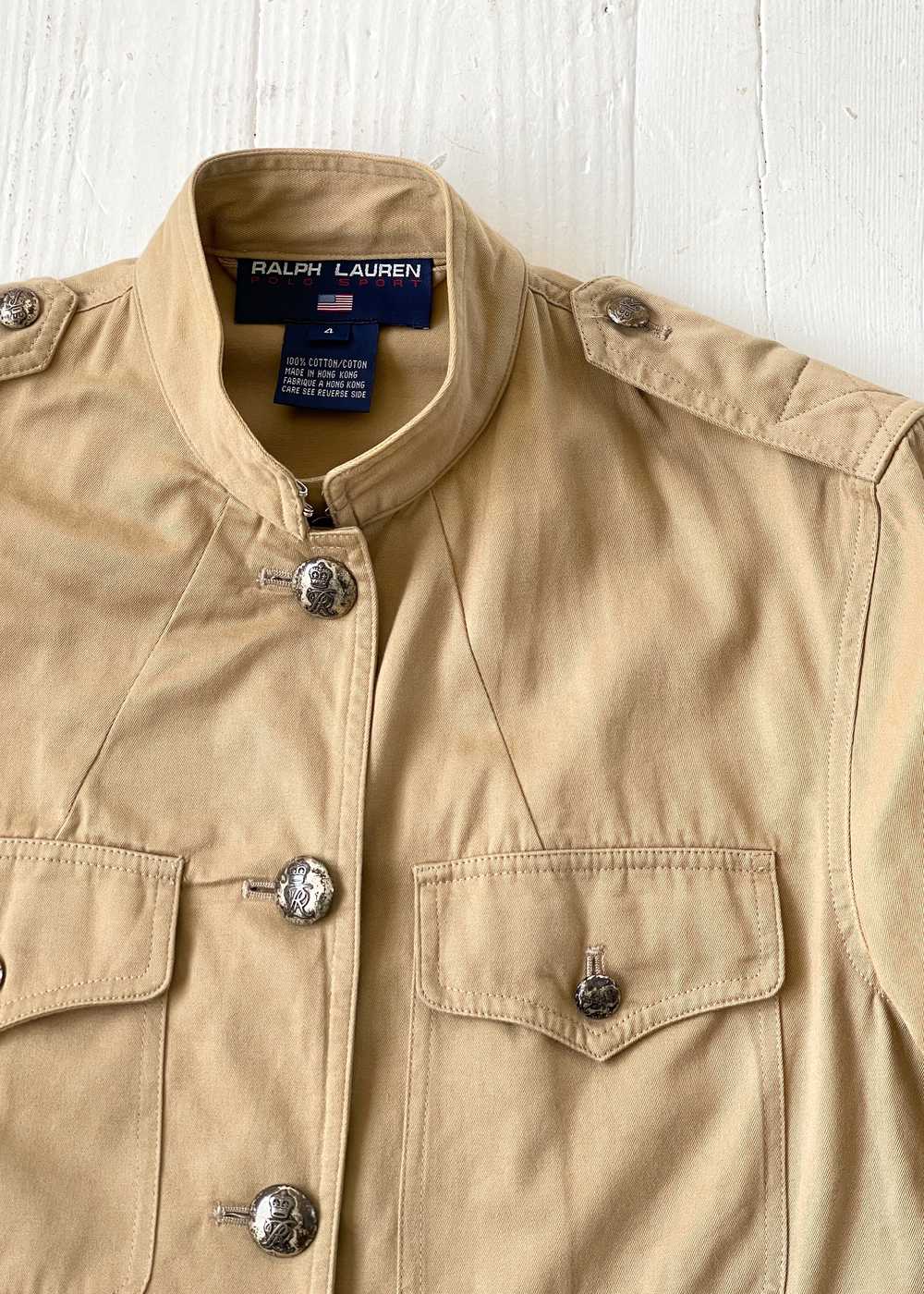 Vintage 1990s Ralph Lauren Military Style Jacket - image 2