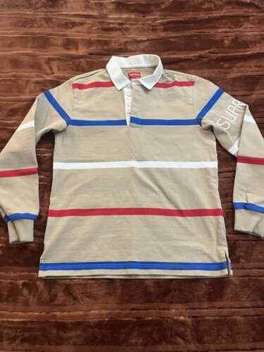 トップス Supreme Stripe Button Up Polo \"Whit Supreme Stripe Button Up Polo (SS22) - $128