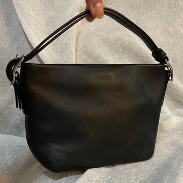 COACH VINTAGE Mini Leather Shoulder Bag Purse Pouc