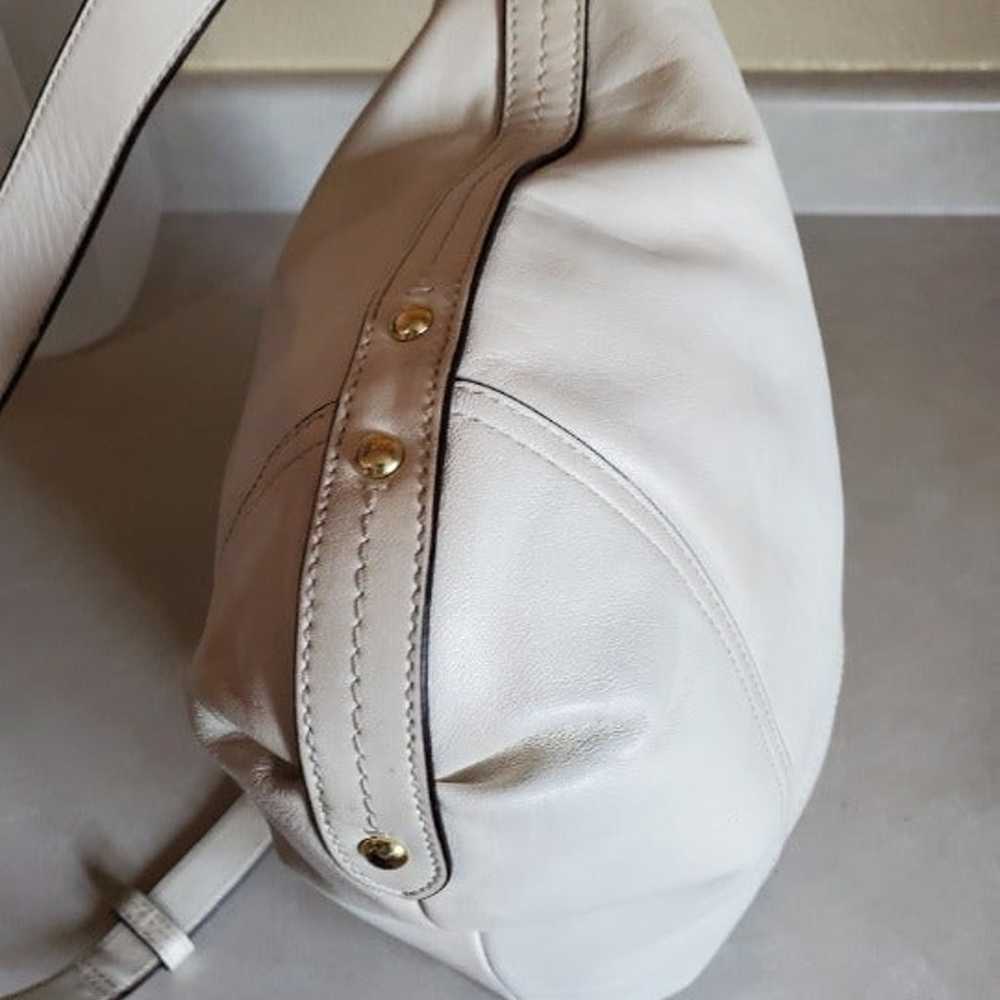 COACH GALLERY WHITE LEATHER SHOULDER BAG - image 9