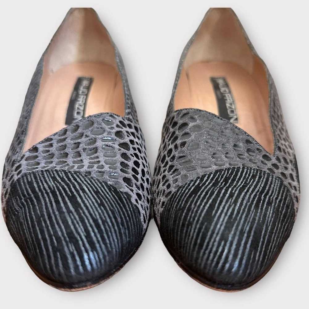 Maud Frizon Womens Heels 9 Black Grey Pumps Vinta… - image 5