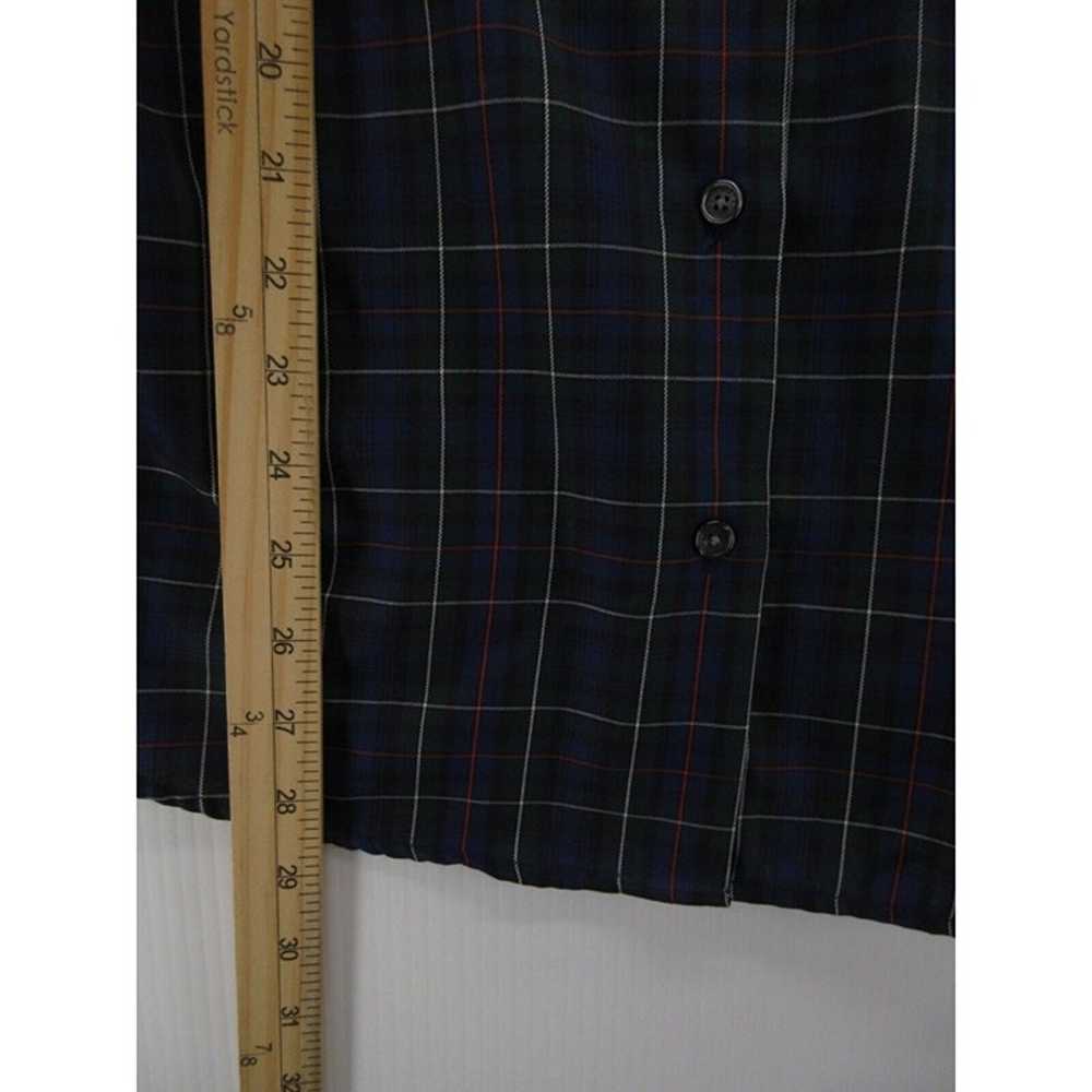 VINTAGE Orvis Shirt 16 Button Up Plaid Bow Peasan… - image 4
