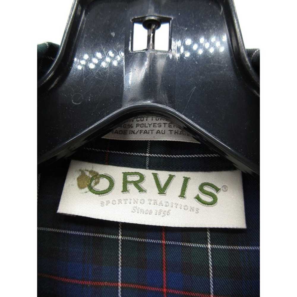 VINTAGE Orvis Shirt 16 Button Up Plaid Bow Peasan… - image 9