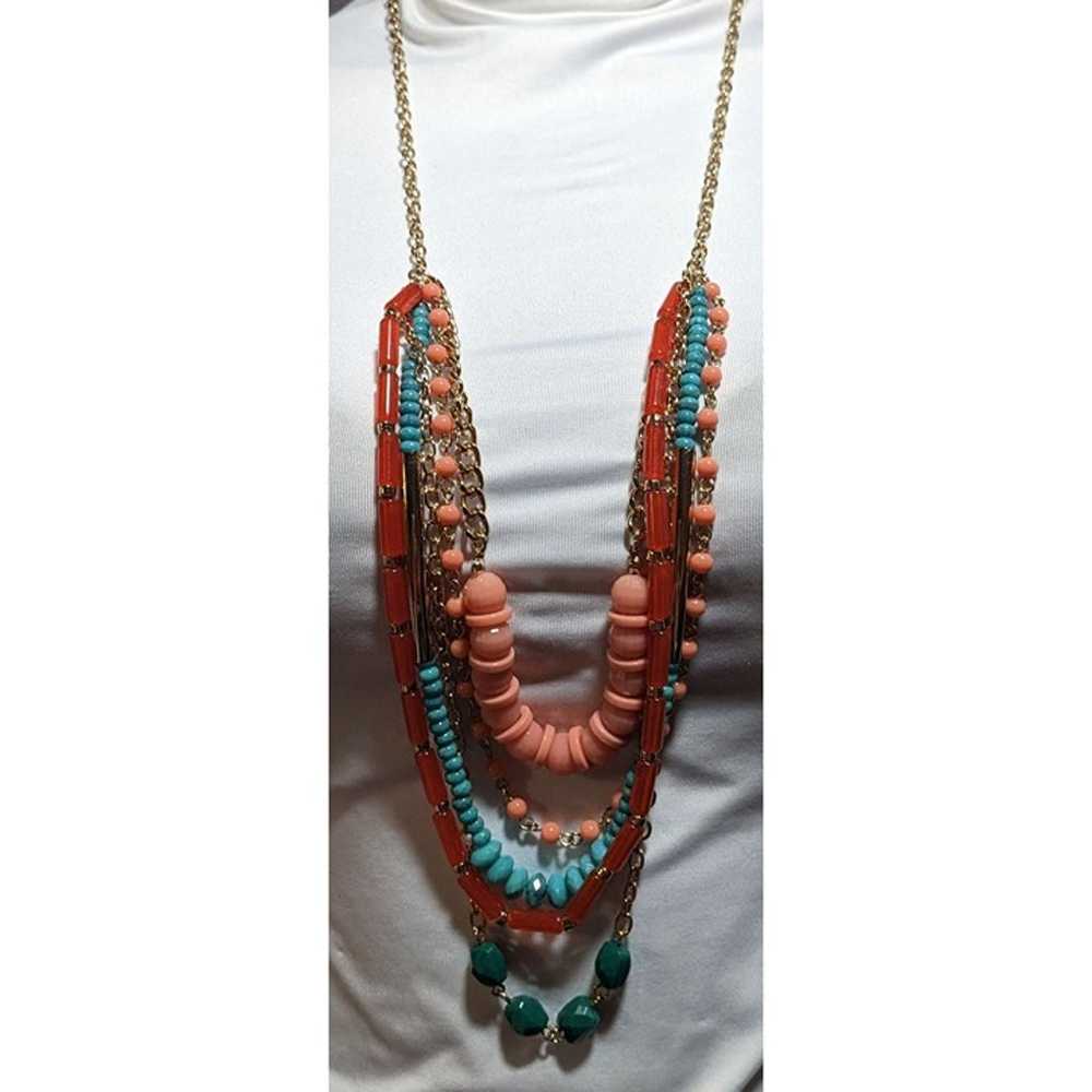 Vintage Avon Southwestern Multilayer Necklace - image 4