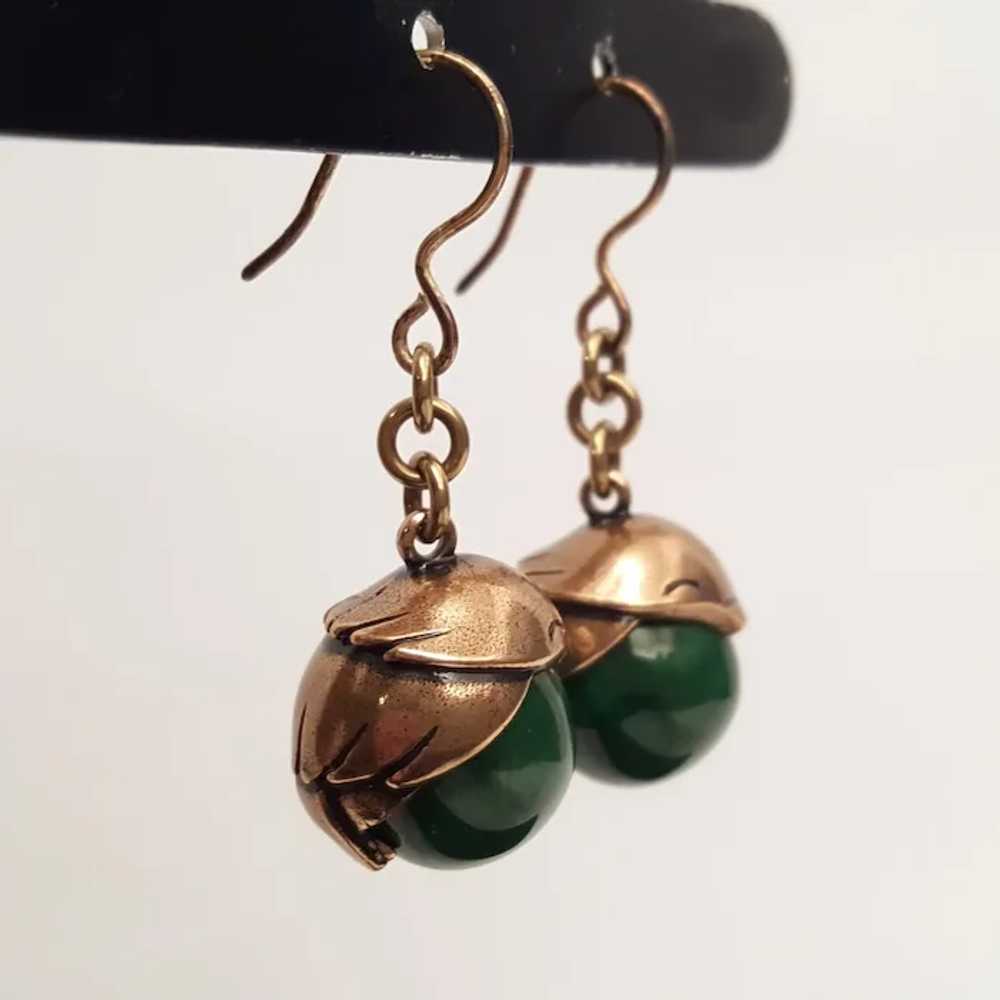 Kalevala Koru - Tintti Bird Bronze Earrings - Fin… - image 2