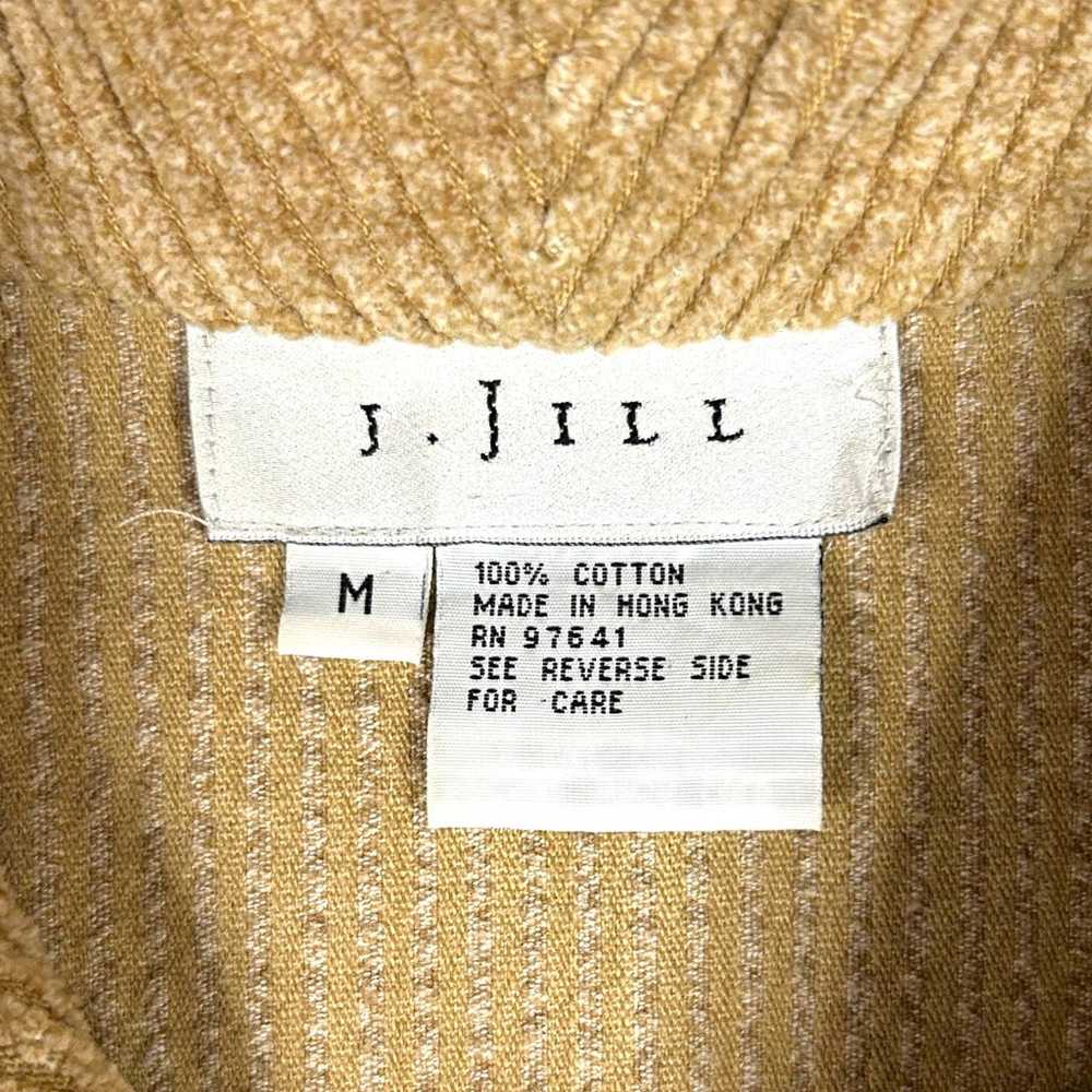 J Jill Size M Dress Cotton Wide Wale Corduroy Lon… - image 7