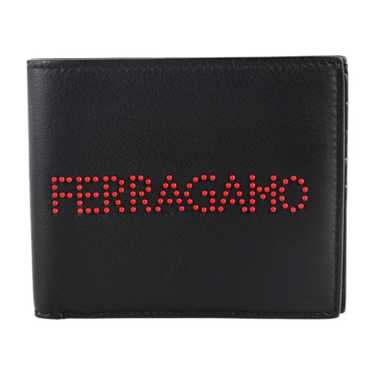 SALVATORE FERRAGAMO micro studs folio wallet 66 A… - image 1