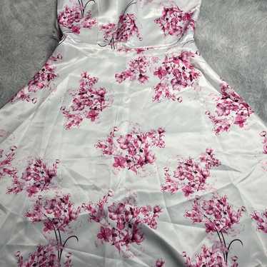 1950’s Pink Floral Swing Dress