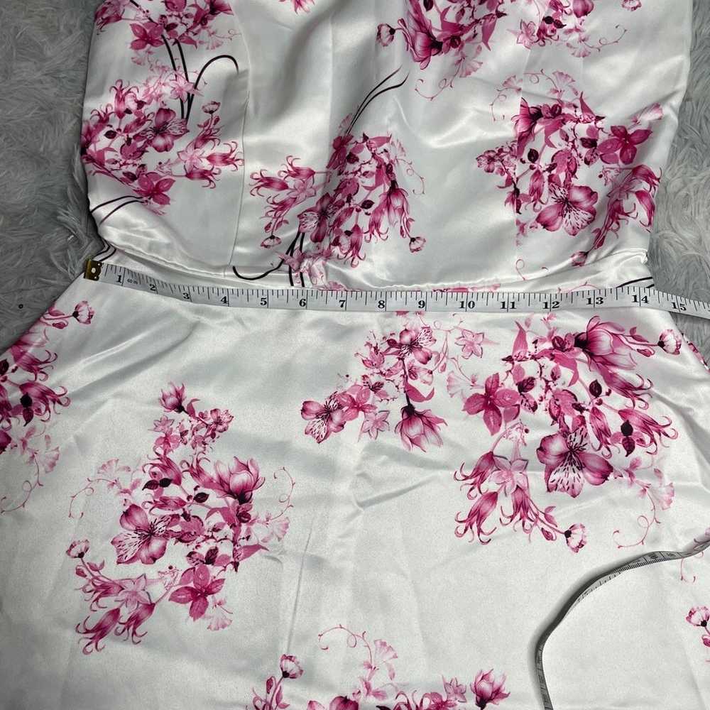 1950’s Pink Floral Swing Dress - image 3