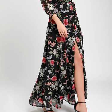 Lulus maxi dress floral ,like new - image 1