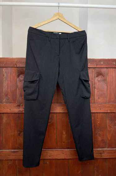 Prada Prada Milano wool gray cargo pants with pock