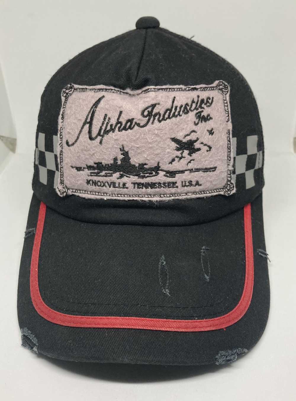 Alpha Industries × Thrift × Trucker Hat ALPHA IND… - image 2