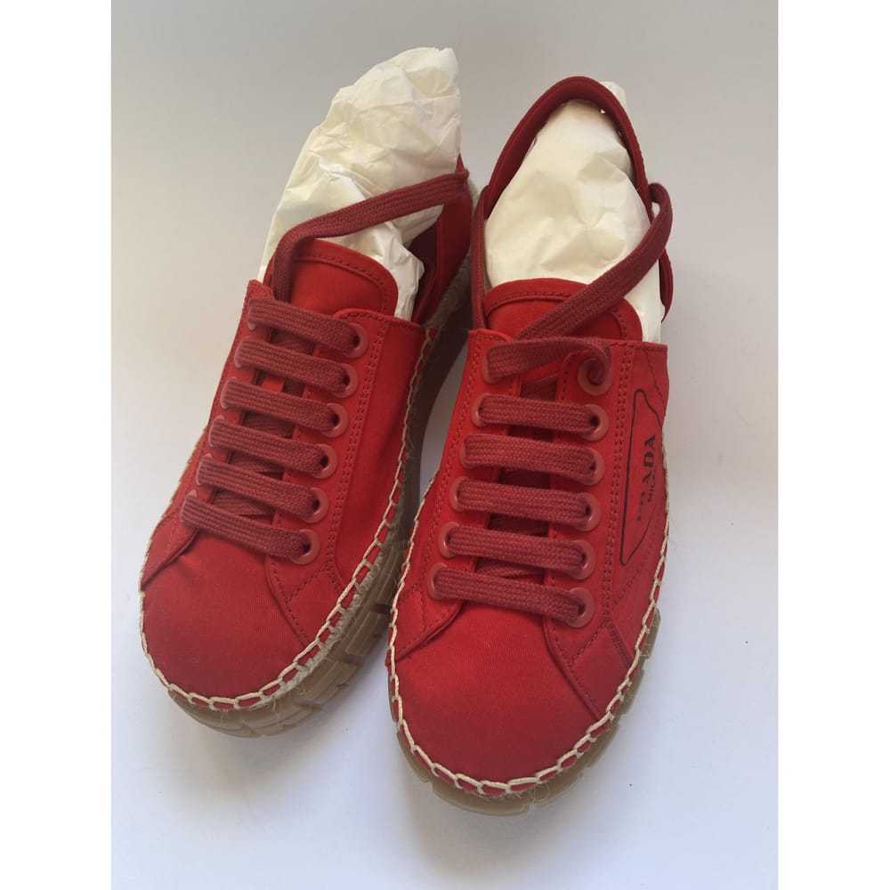 Prada Double Wheel cloth trainers - image 2