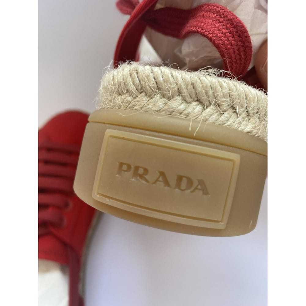 Prada Double Wheel cloth trainers - image 5