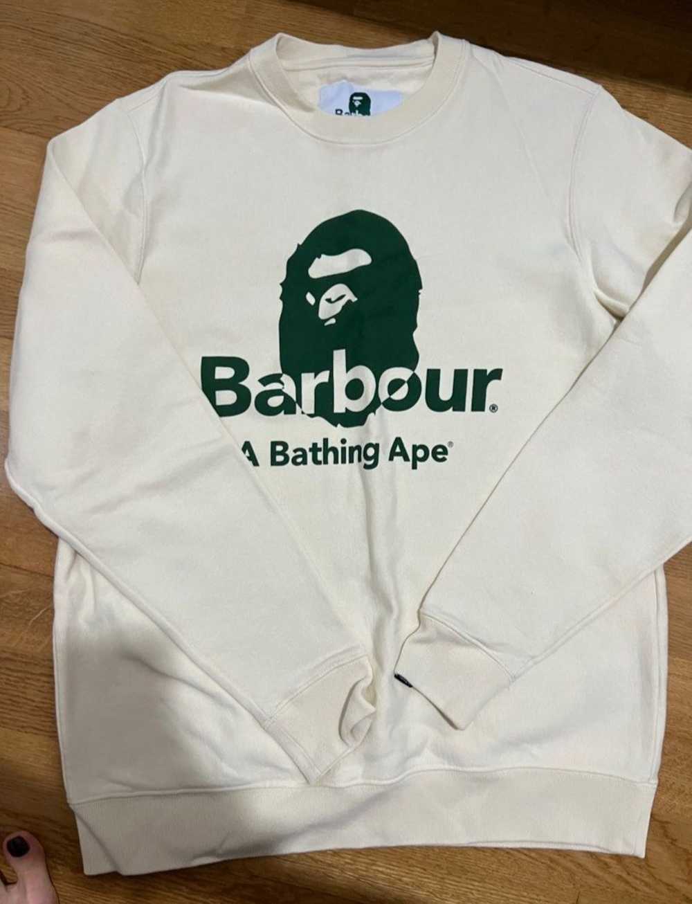 Bape × Barbour BAPE x BARBOUR CREWNECK - image 1