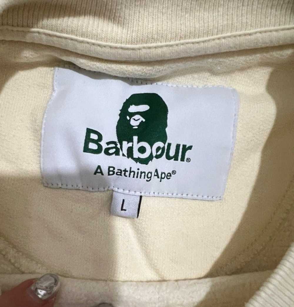 Bape × Barbour BAPE x BARBOUR CREWNECK - image 4