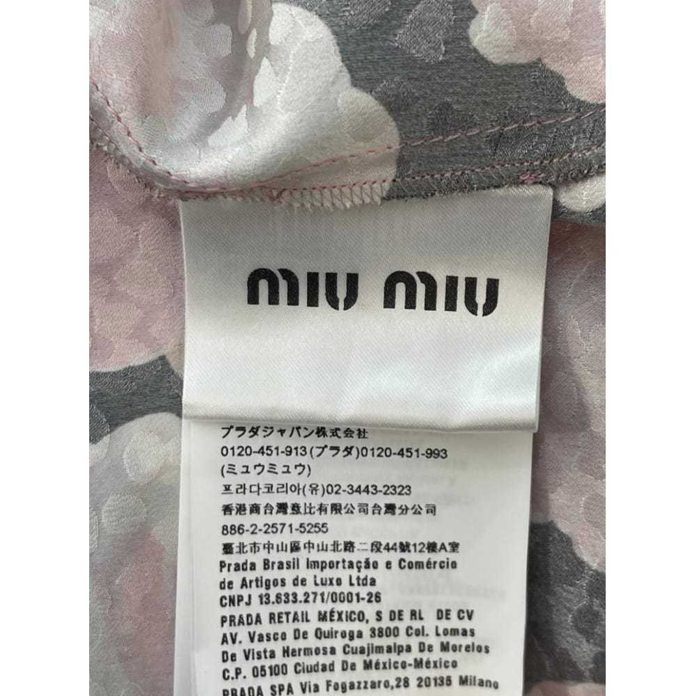 Miu Miu Silk mini dress - image 3