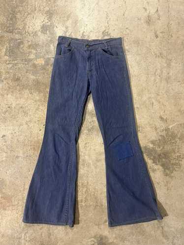 DEADSTOCK LADY LEE 1970’s 70s Stretch Denim Flared Bell Bottoms Vintage  Jeans 34