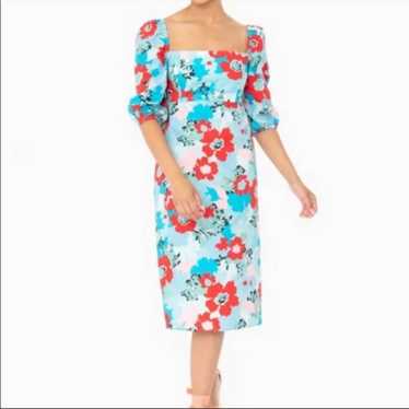 Tuckernuck | Floral Amaryllis Midi Dress Size: Me… - image 1