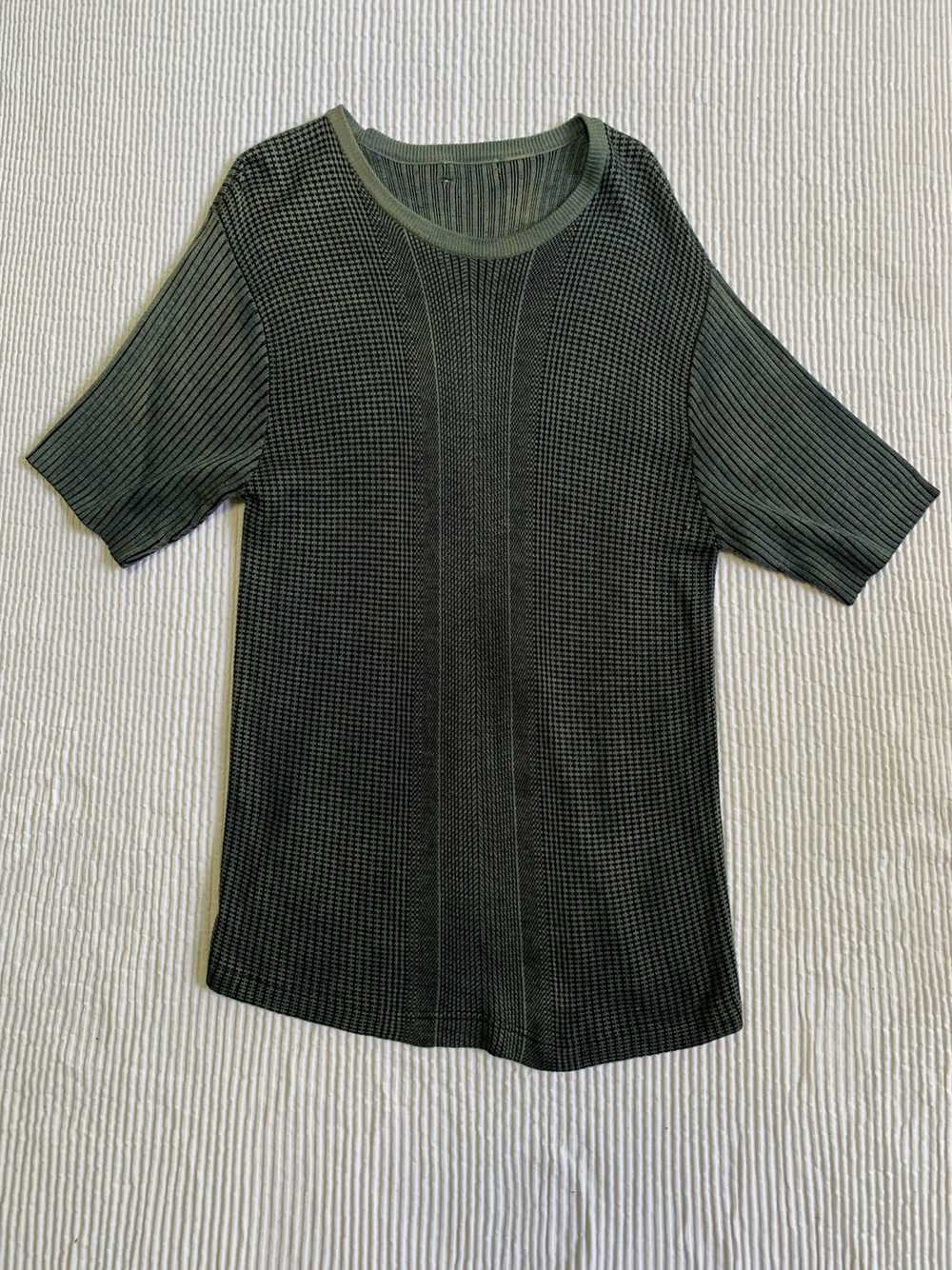 Indigo Knit Indigo Dyed Tee Shirt - image 1