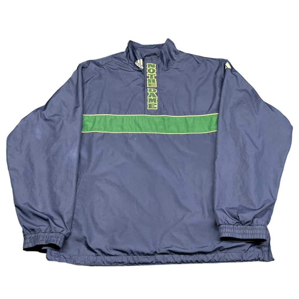 Adidas × Vintage Vintage Notre Dame Windbreaker J… - image 1