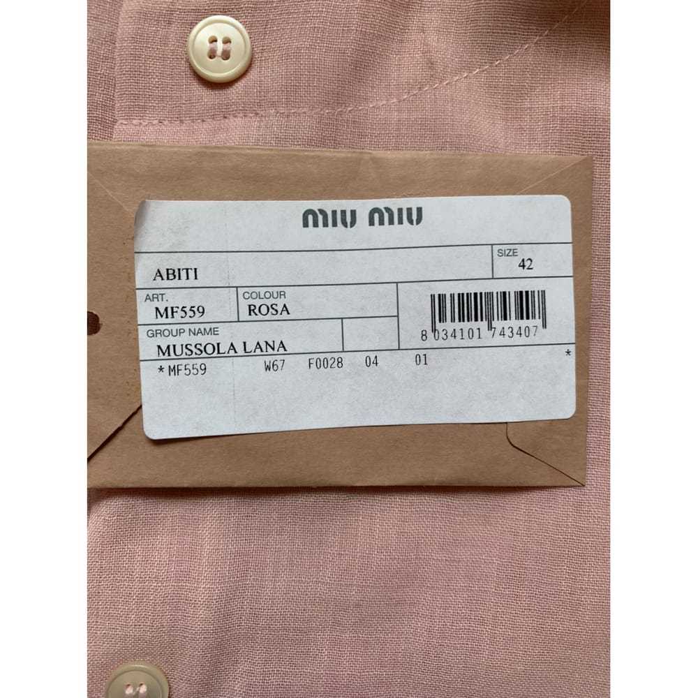 Miu Miu Wool mid-length dress - image 7