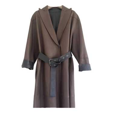 Brunello Cucinelli Leather trench coat