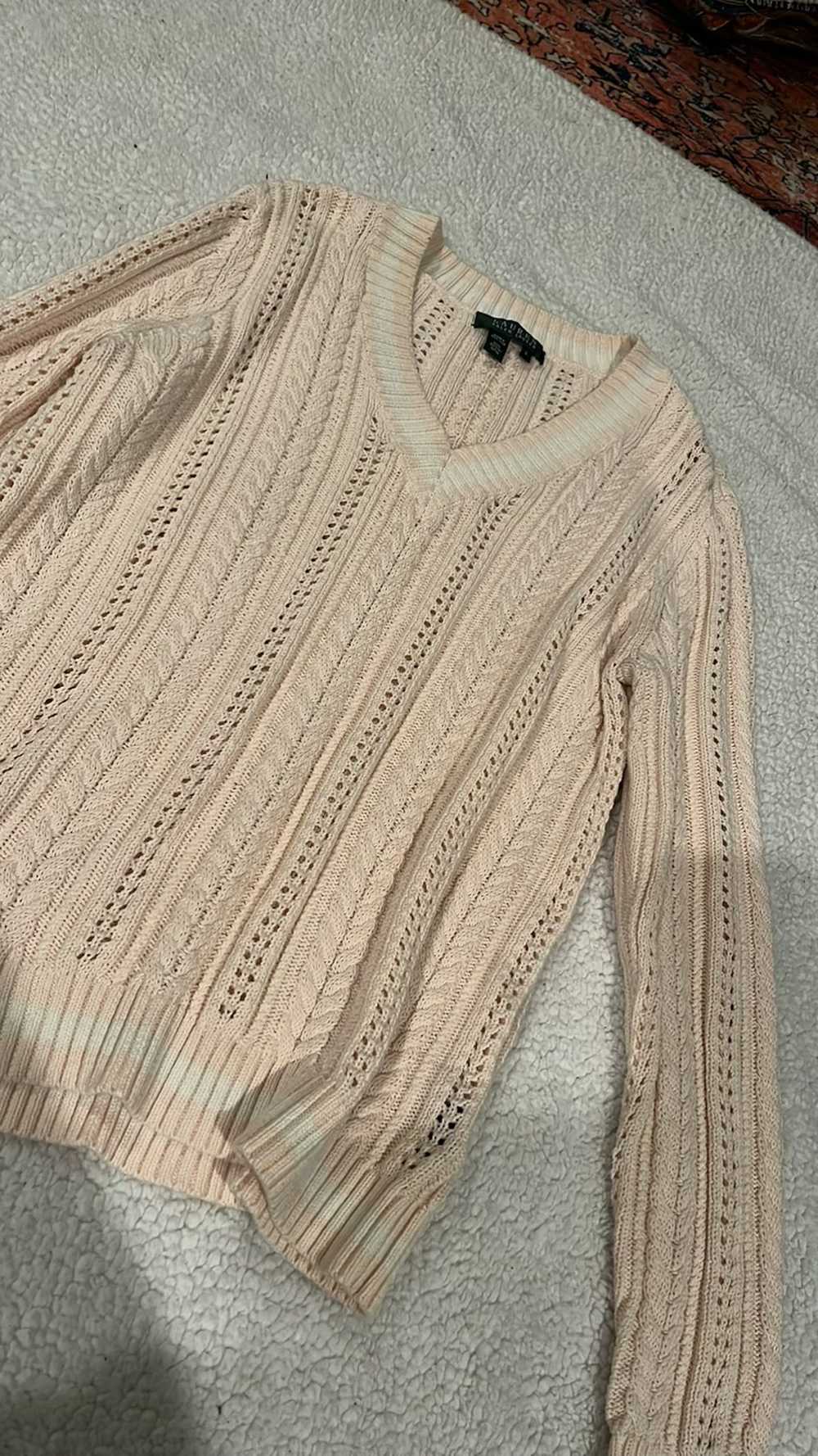 Polo Ralph Lauren 🔥VINTAGE🔥 Ralph Lauren pink v nec… - Gem