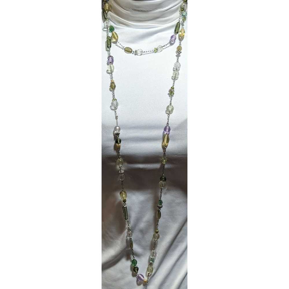 Other Lia Sophia Pastel Glass Necklace - image 1