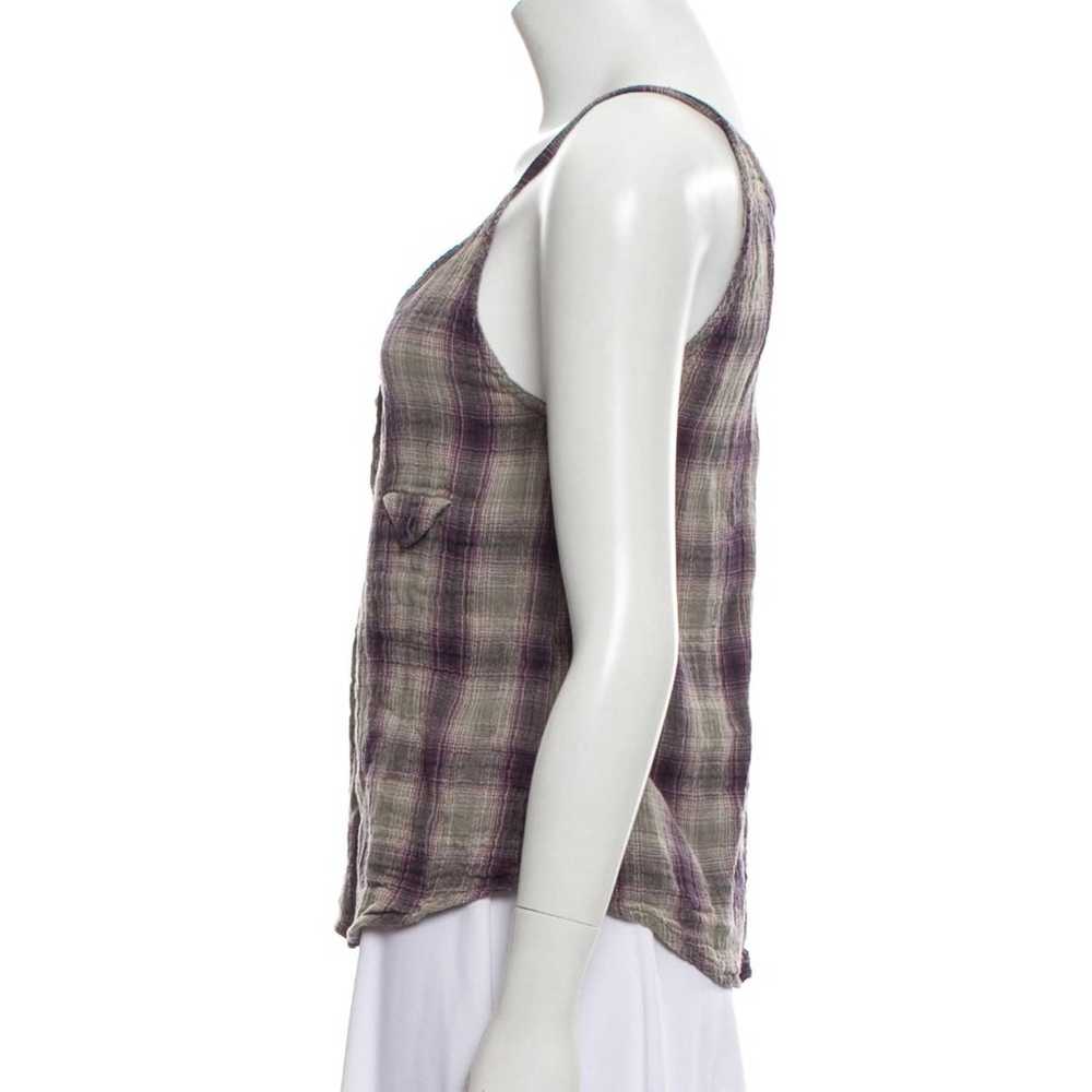 Iro IRO Designer Casual Grunge Muted Purple Plaid… - image 2