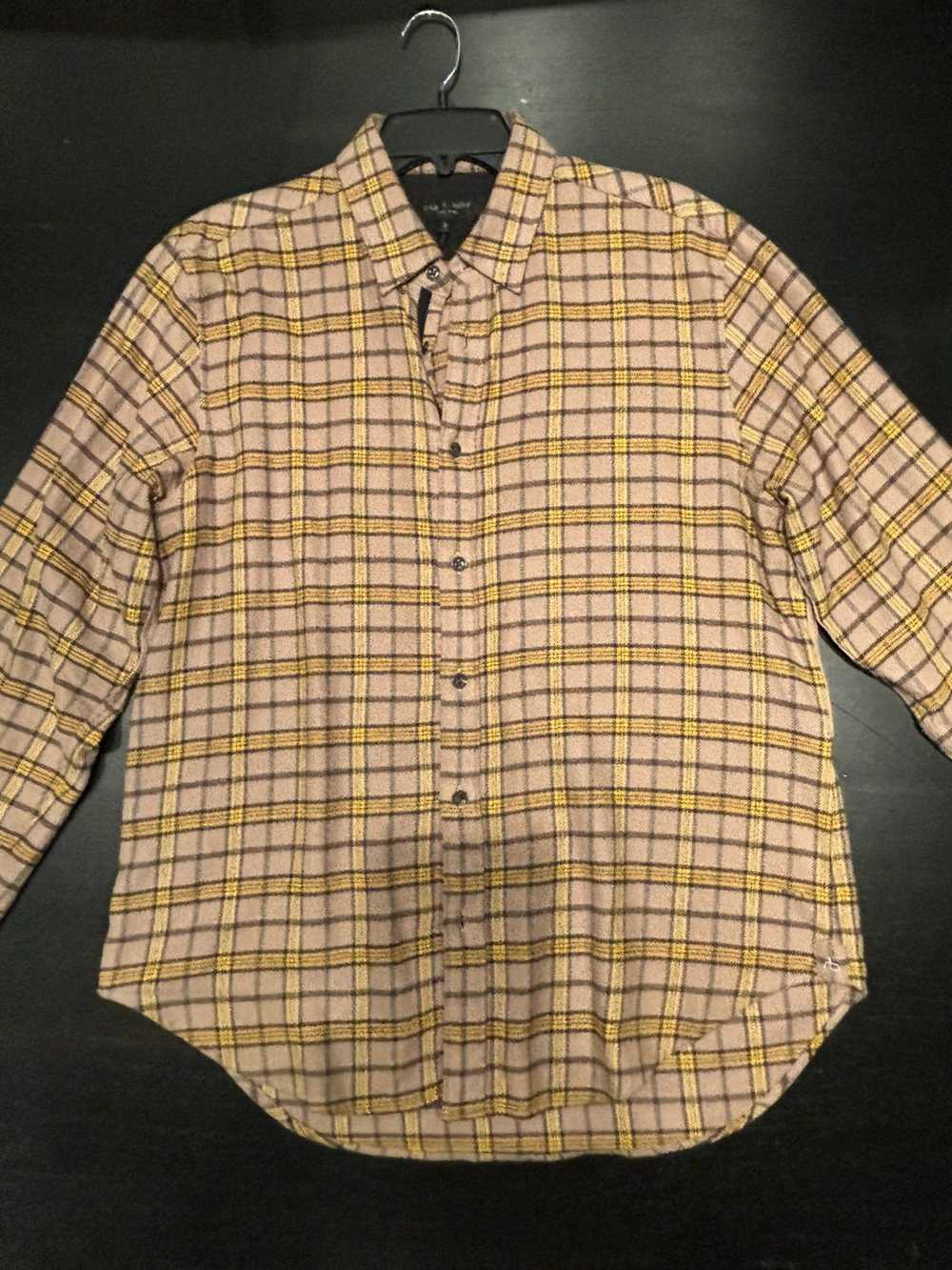 Rag & Bone Rag & Bone mustard yellow Flannel with… - image 2