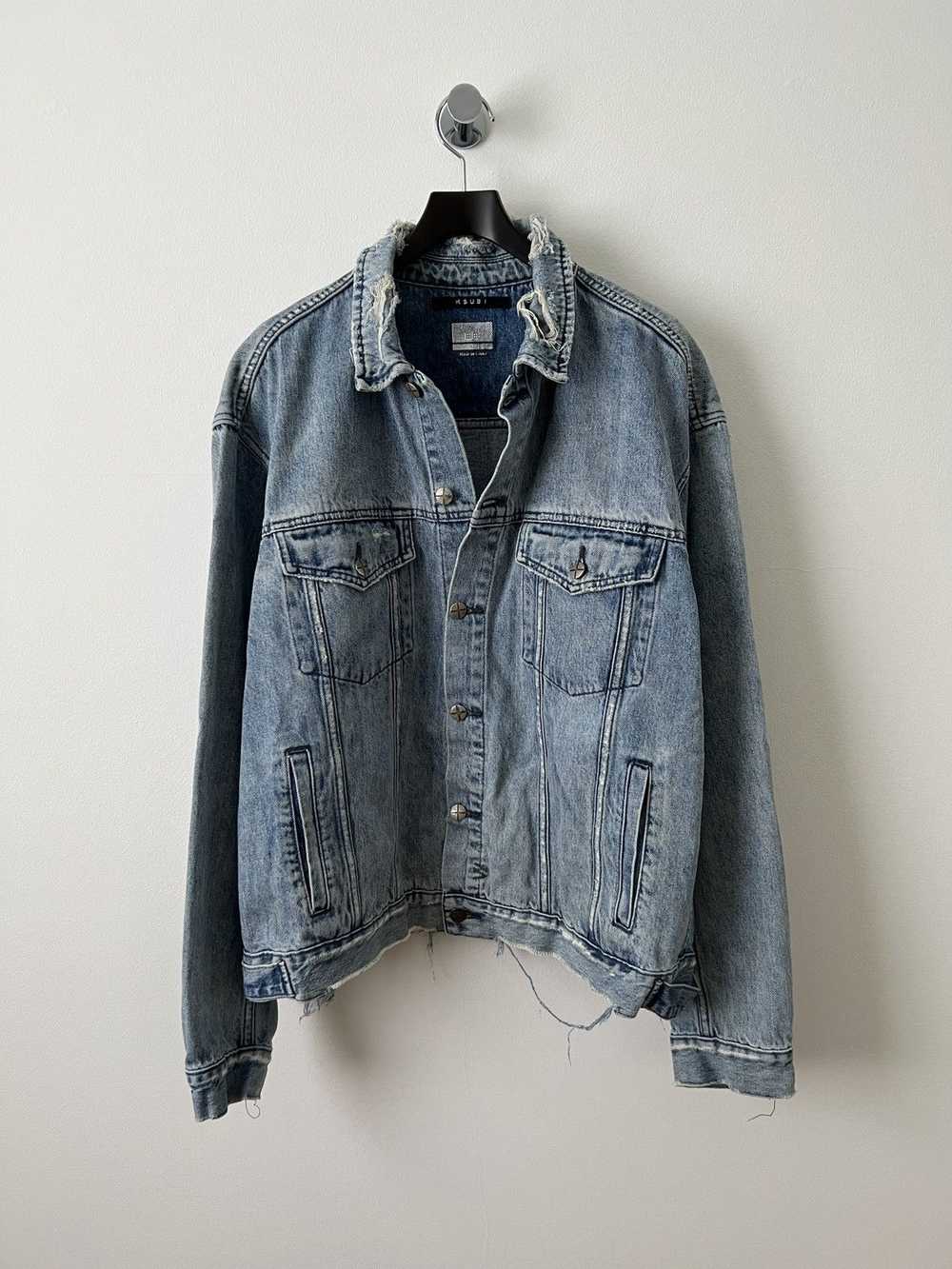 Ksubi Distressed Denim Jacket - image 1