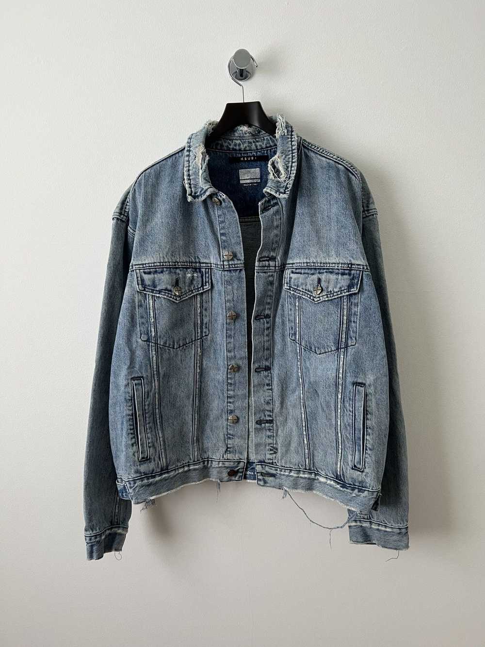 Ksubi Distressed Denim Jacket - image 3