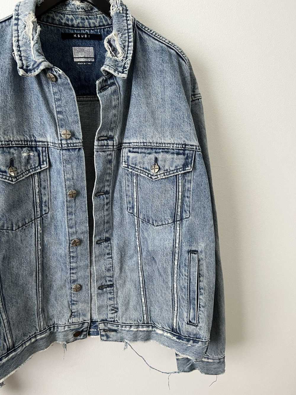 Ksubi Distressed Denim Jacket - image 6