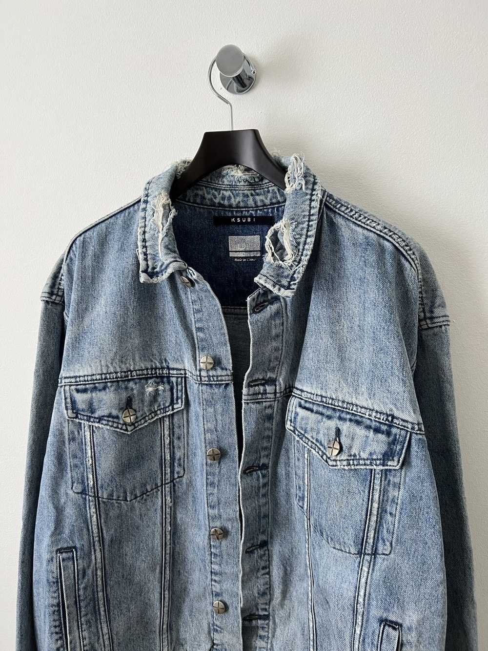 Ksubi Distressed Denim Jacket - image 7