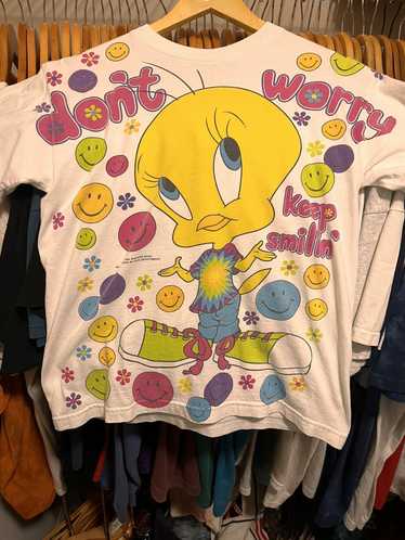 Vintage Vintage 90s Tweety AOP t shirt - image 1