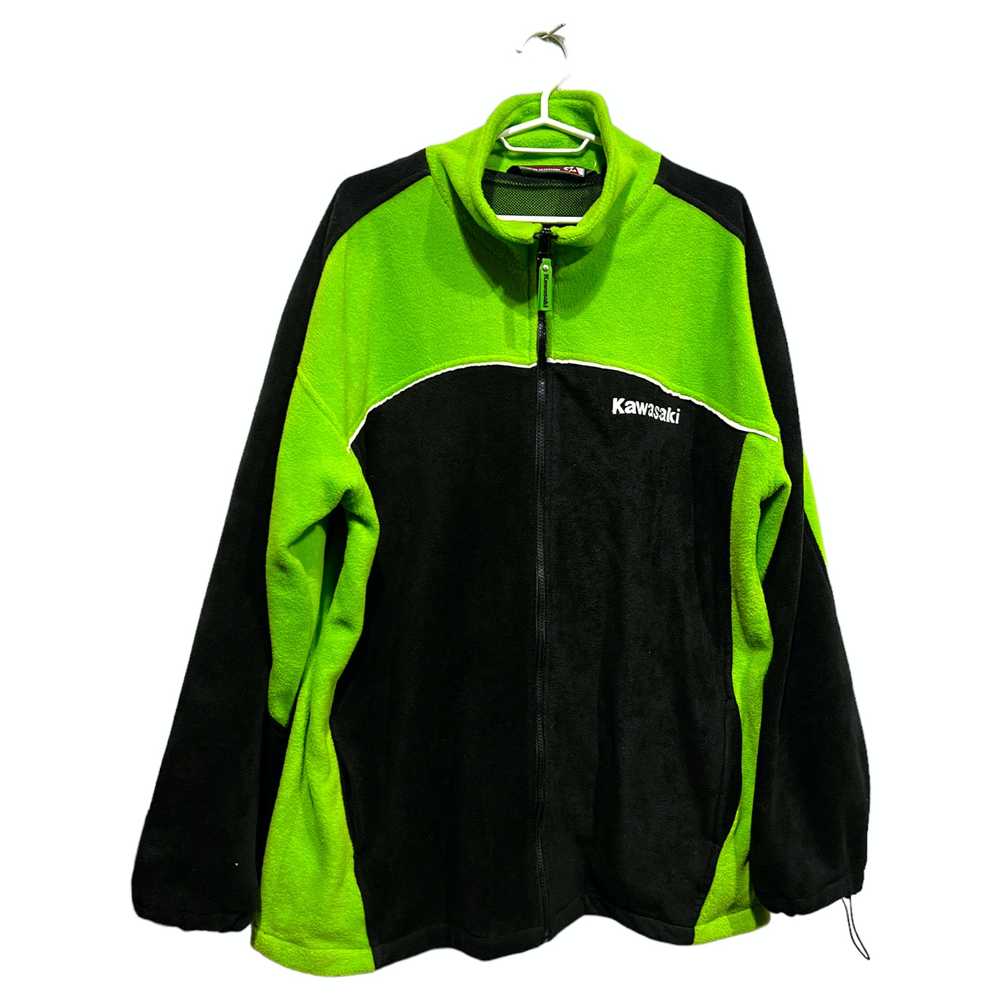 MOTO × Racing × Vintage Vintage Fleece Jacket Kaw… - image 1