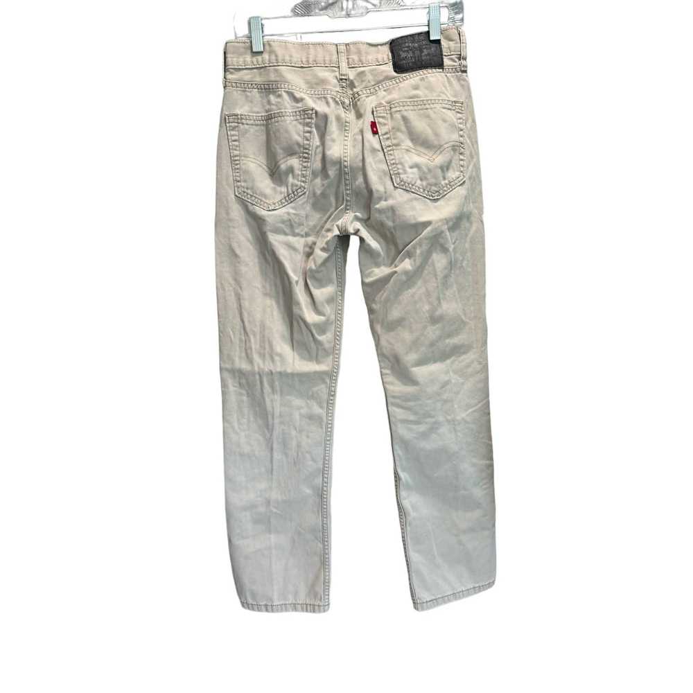 Levi's Levi's 514 Black Tab Khaki Jeans Straight … - image 3