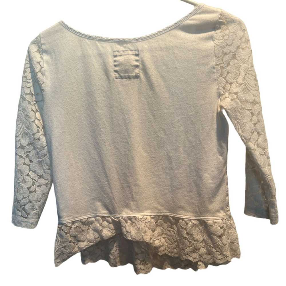 Hollister Hollister California White Lace Blouse … - image 3