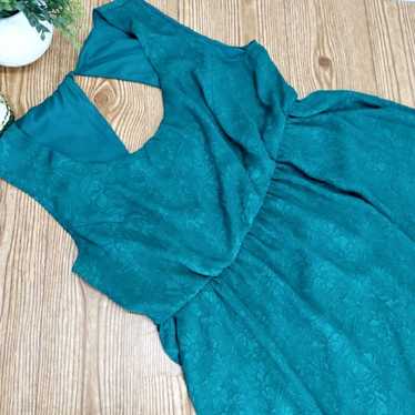 TORRID green floral dress sleeveless 14 - image 1