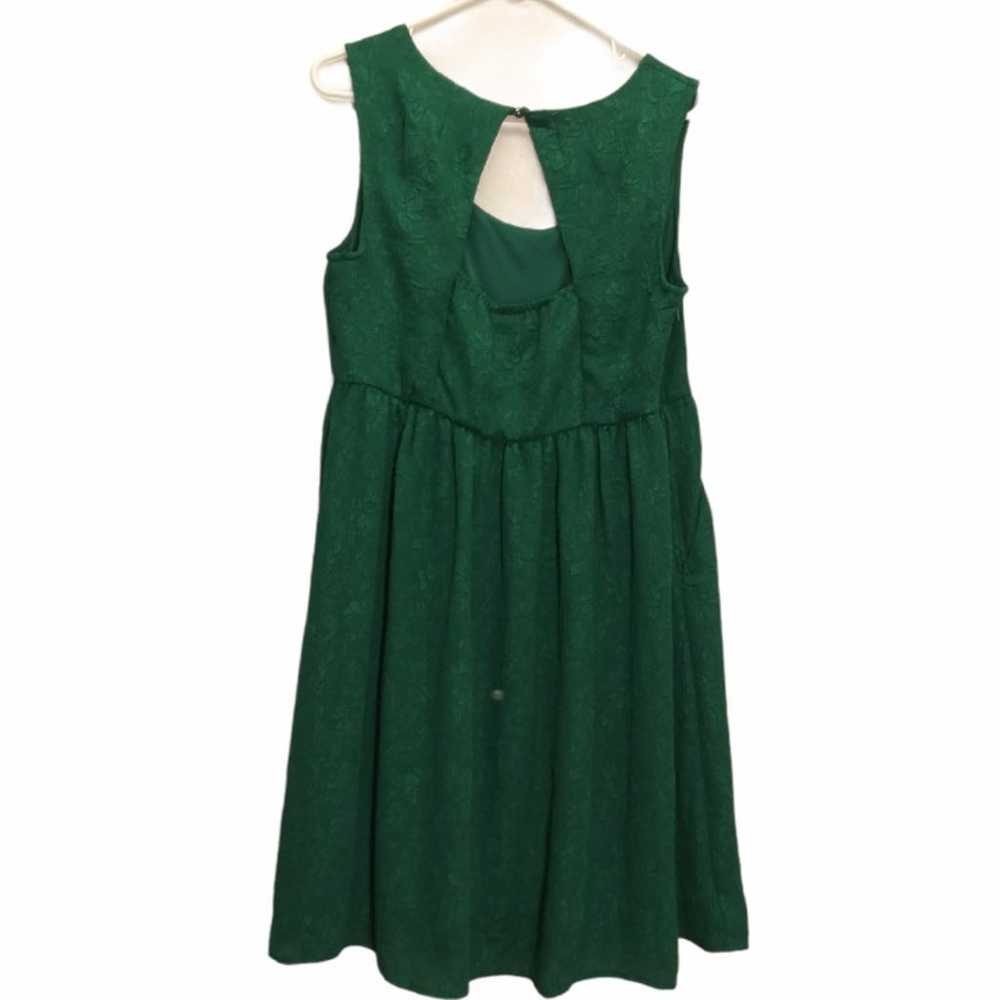 TORRID green floral dress sleeveless 14 - image 3