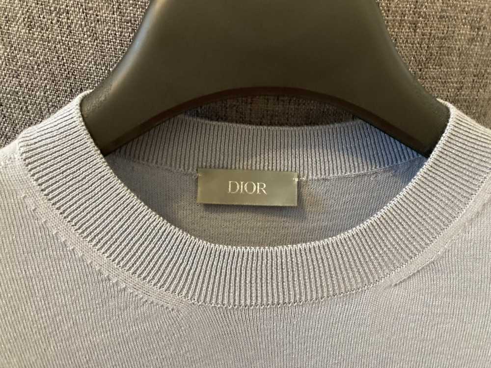 Dior Dior Homme Sweater Small Blue Grey Bee - image 2