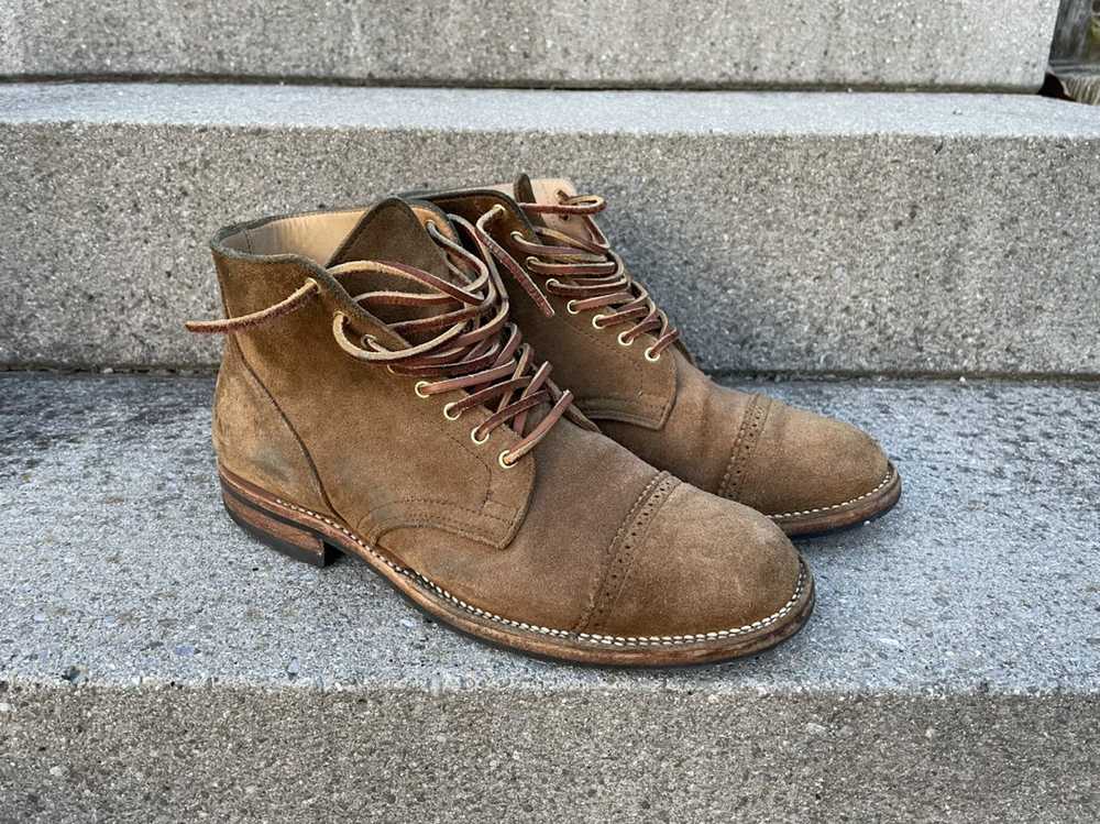 Viberg viberg 2030 service boots in suede leather… - image 1