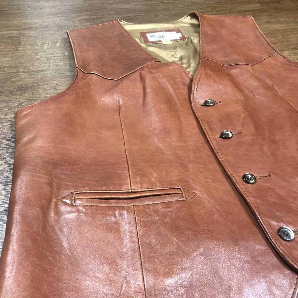 Genuine Leather × Leather × Vintage 70’s Silton G… - image 2