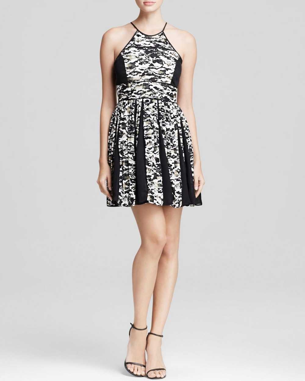 Parker Parker Kerri Tidal Camo Pleated Dress - image 10